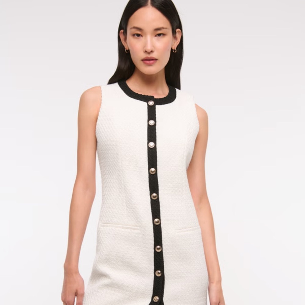 The A&F Mara Tweed Mini Dress NEW - Picture 3 of 12